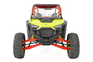 Polaris RZR Turbo R Premium Vented Full Windshield - Rough Country - Scratch Resistant - 2023+